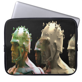 Capa Para Notebook Os Homens do Exército de Metal em uma Bolsa de Ele