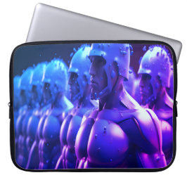 Capa Para Notebook Os Homens do Exército de Metal em uma Bolsa de Ele