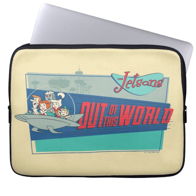 Capa Para Notebook Os Jetsons | Fora deste mundo (Frente)