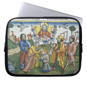 Capa Para Notebook Os números 27 18-23 Moses colocam sua mão em cim