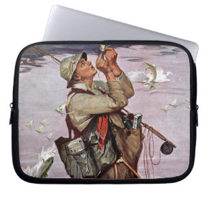 Capa Para Notebook Os peixes estão saltando