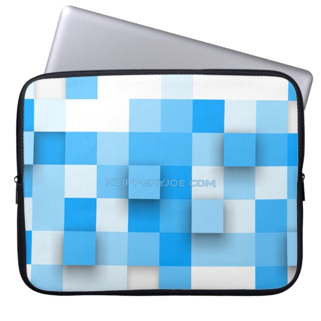 Capa Para Notebook Os quadrados de SlipperyJoe - mosaico moderno trab (Frente)