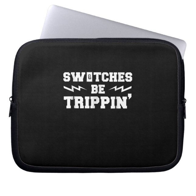 Capa Para Notebook Os Switches De Mens São Dons Eletrônicos Engraçado (Frente)