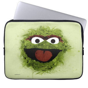 Capa Para Notebook Oscar, o Monstro Tendência Aquarela