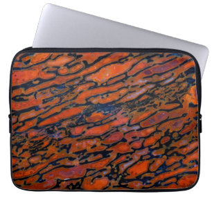 Capa Para Notebook Osso de dinossauro petrificado vermelho