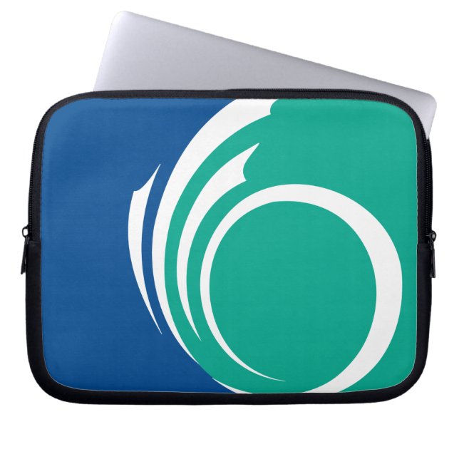 Capa Para Notebook Ottawa Flag on Laptop Sleeve (Frente)