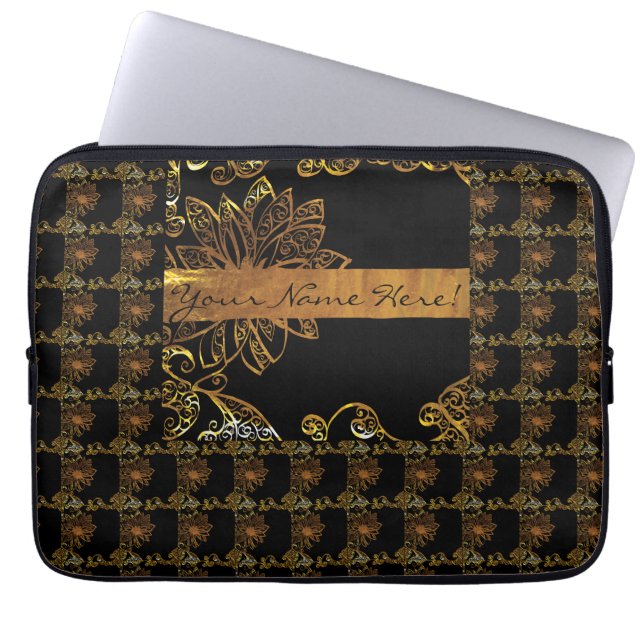 Capa Para Notebook Ouro (Frente)