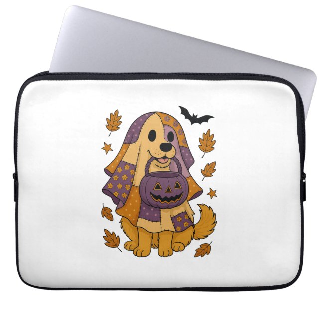 Capa Para Notebook Ouro Cachorro Fantasma (Frente)