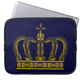 Capa Para Notebook Ouro Crown + suas ideias