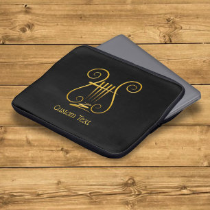 Capa Para Notebook Ouro Lyre