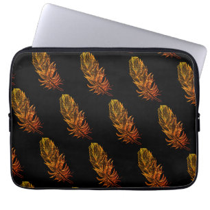 Capa Para Notebook Ouro Neoprene Art Neoprene Bolsa de laptop 13"