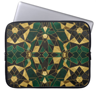 Capa Para Notebook ouro verde