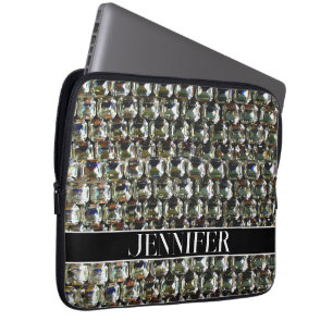 Capa Para Notebook Ouros, padrão de joias gemstone