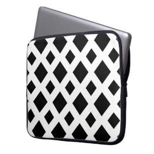 Capa Para Notebook Ouros Pretos em Branco