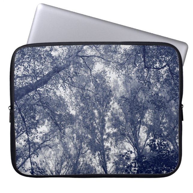 Capa Para Notebook Outono Azul (Frente)