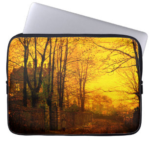 Capa Para Notebook Outubro depois John Atkinson Grimshaw