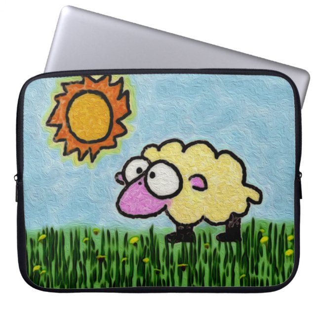 Capa Para Notebook Ovelha Sunny (Frente)