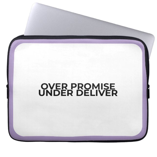 Capa Para Notebook Over Promise Under Deliver Professional  (Frente)