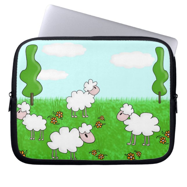 Capa Para Notebook Ovinos (Frente)