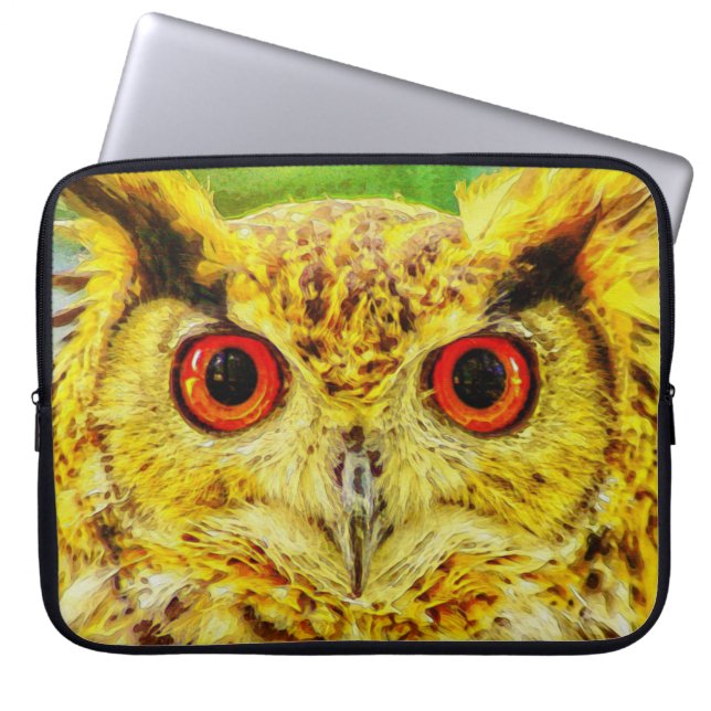 Capa Para Notebook Owl Art (Frente)