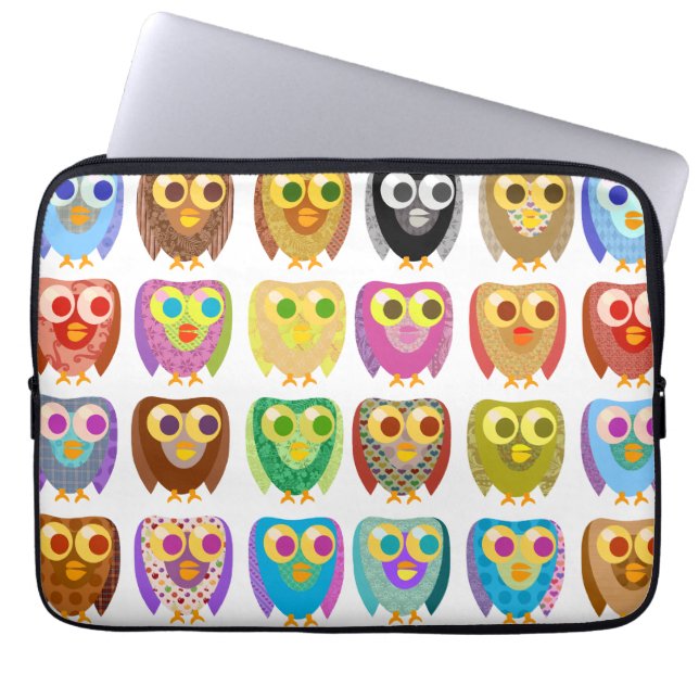 Capa Para Notebook Owl Extravaganza (Frente)