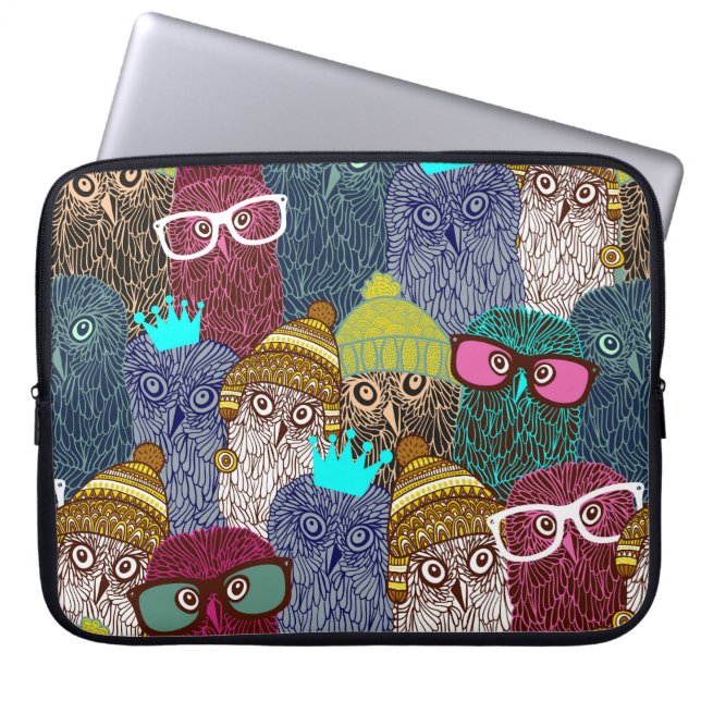 Capa Para Notebook Owl in crown (Frente)