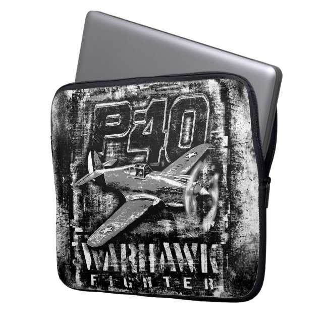 Capa Para Notebook P-40 Warhawk (Frente Esquerda)