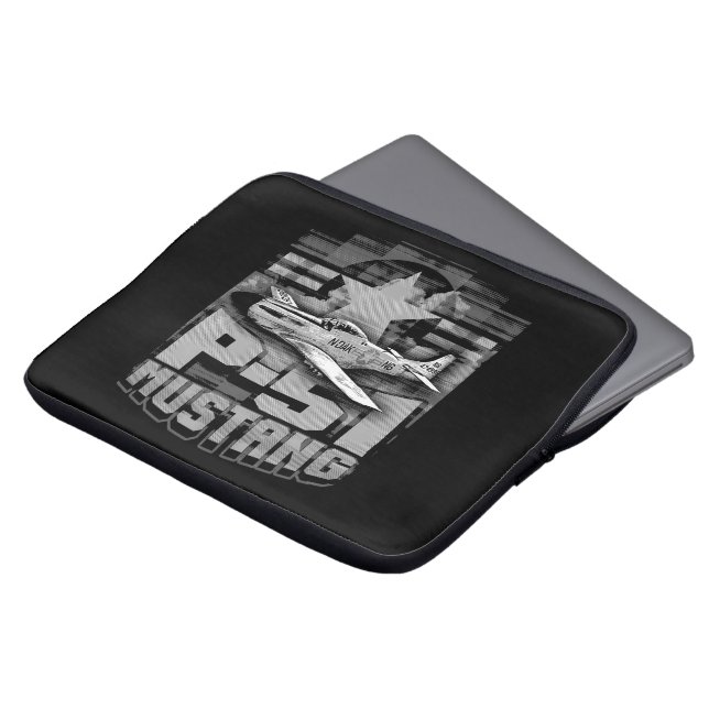 Capa Para Notebook P-51 Mustang (Frente Topo)