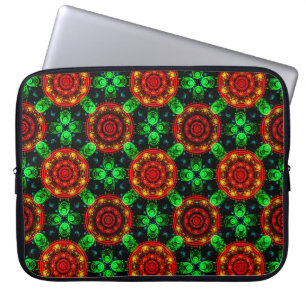 Capa Para Notebook Padrão Abstrato Floral Moderno Boho Elegante #504