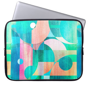Capa Para Notebook padrão abstrato geométrico brilhante invulgar