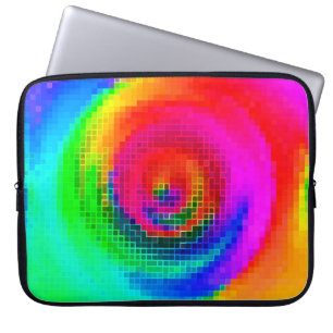 Capa Para Notebook padrão abstrato, papel de parede geométrico multic