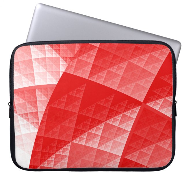 Capa Para Notebook Padrão abstrato vermelho (Frente)