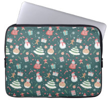 Padrão Adorável de Natal do Snowman