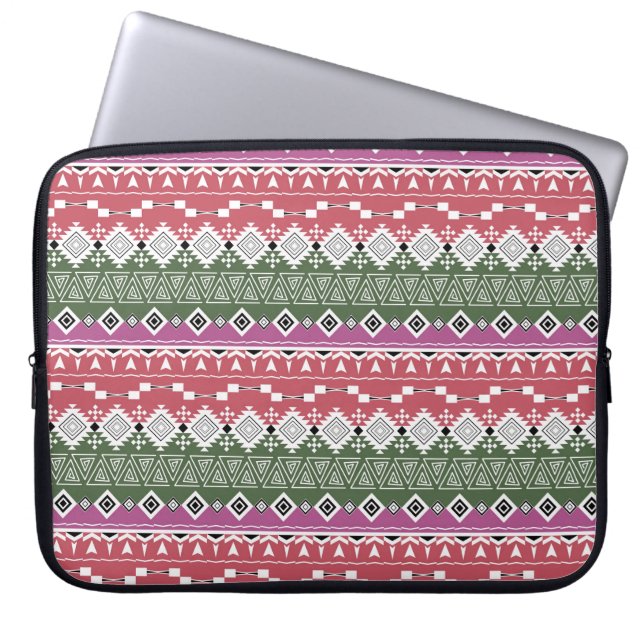 Capa Para Notebook Padrão asteca, listras. (Frente)