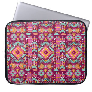Capa Para Notebook Padrão Aztec Nativo Americano