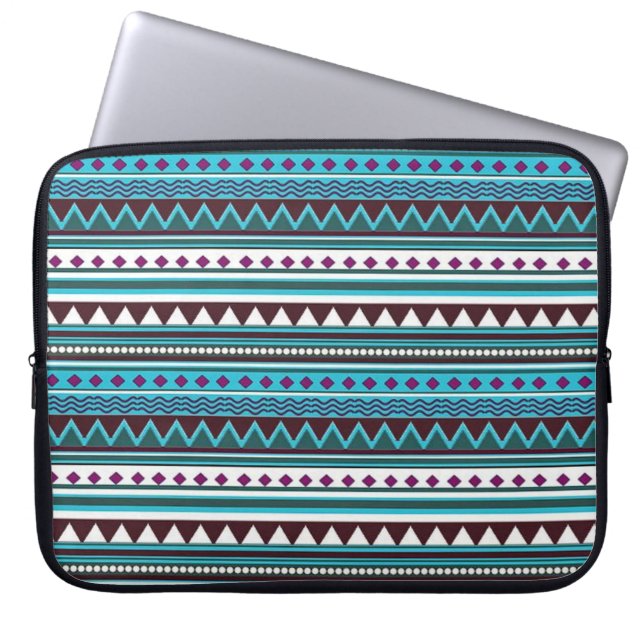 Capa Para Notebook Padrão Aztec Nativo Americano (Frente)