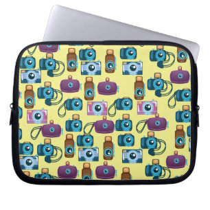 Capa Para Notebook Padrão bonito das câmeras