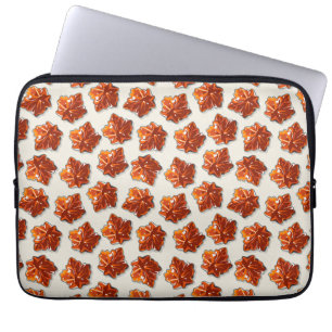 Capa Para Notebook Padrão canadense de doce de aranha
