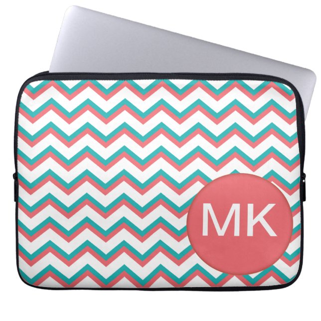 Capa Para Notebook Padrão Chevron Sudoeste (Frente)