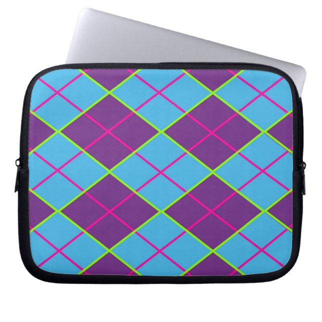 Capa Para Notebook Padrão Clássico Argyle (Frente)