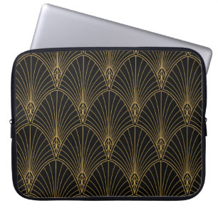Capa Para Notebook Padrão Clássico de Deco sem Olhos. Styli Geométric