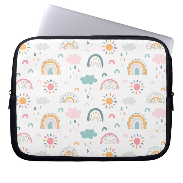 Capa Para Notebook Padrão Climático Bastante (Frente)