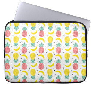 Capa Para Notebook Padrão Colorido de Frutas Tropicais