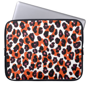 Capa Para Notebook Padrão Colorido do Leopardo: Design sem costura.
