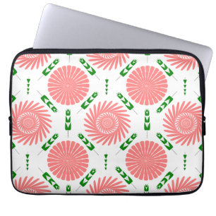 Capa Para Notebook padrão com flores rosa
