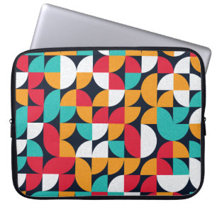 Capa Para Notebook Padrão com triângulos coloridos aleatórios Gera