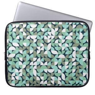 Capa Para Notebook Padrão com triângulos coloridos aleatórios Gerativ