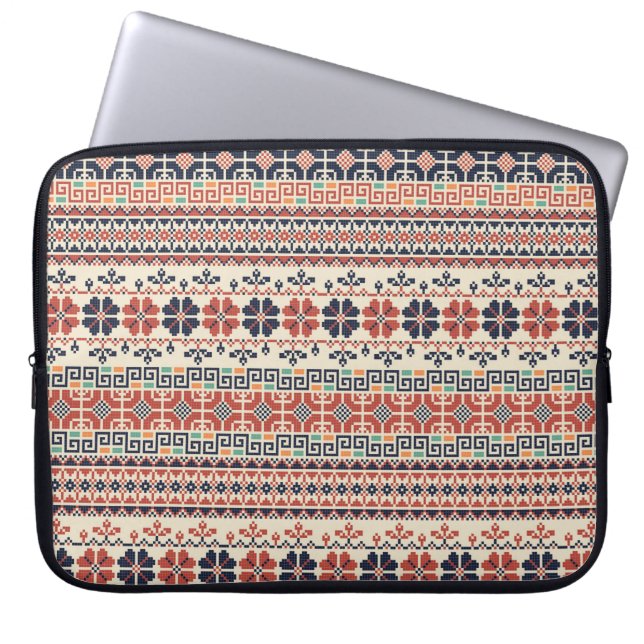 Capa Para Notebook Padrão constante com embr palestiniano tradicional (Frente)