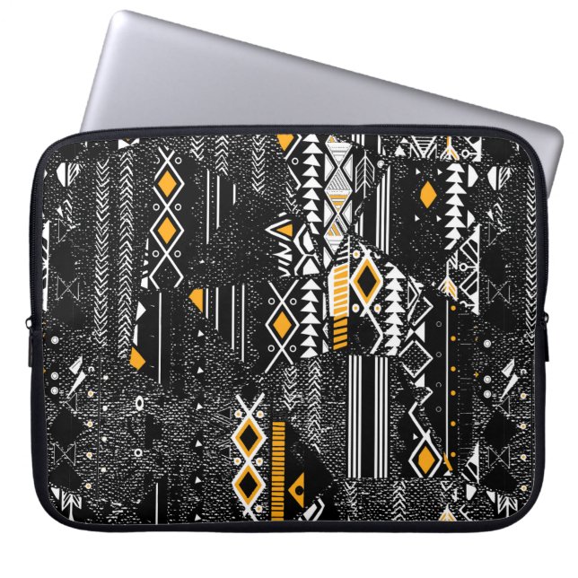 Capa Para Notebook Padrão contínuo de colagem modesto e de tendência  (Frente)