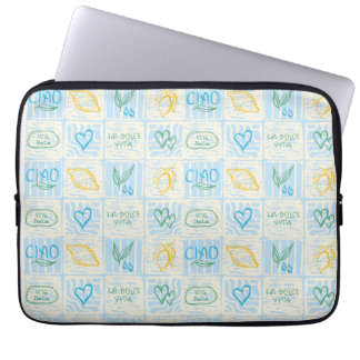 Capa Para Notebook Padrão contínuo decorativo estilo Amalfi